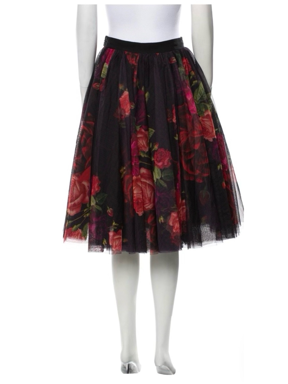 Ted Baker London Floral Tulle Midi Ondra Juxtapose Rose size 1 - Picture 4 of 11